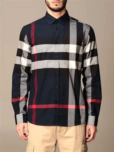 chemise burberry homme bleu|Burberry .